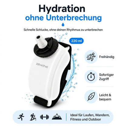 Trinkflasche fürs Handgelenk